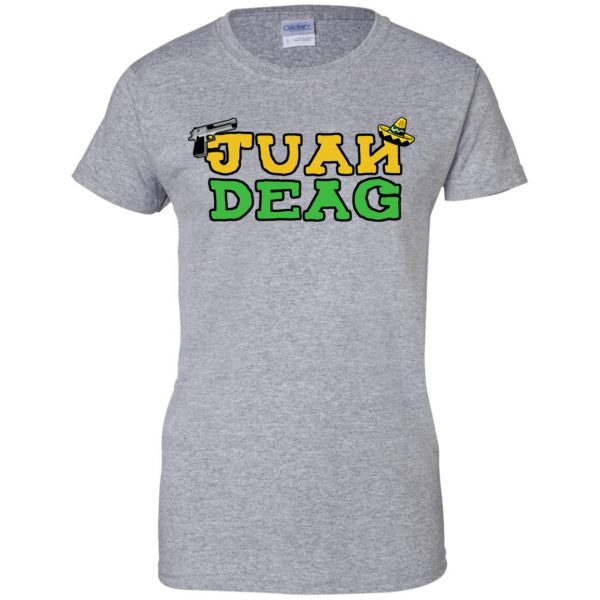 juan deag womens t shirt - lady t shirt - sport grey