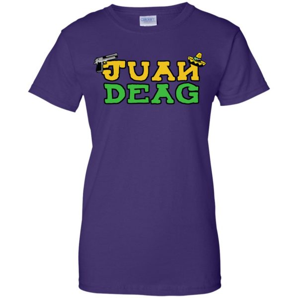 juan deag womens t shirt - lady t shirt - purple