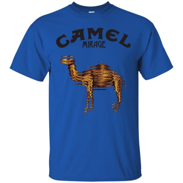 camel band t shirt - royal blue