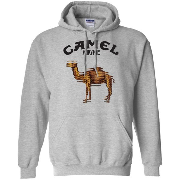 camel band hoodie - sport grey