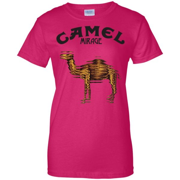 camel band womens t shirt - lady t shirt - pink heliconia