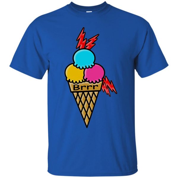 gucci mane ice cream t shirt - royal blue