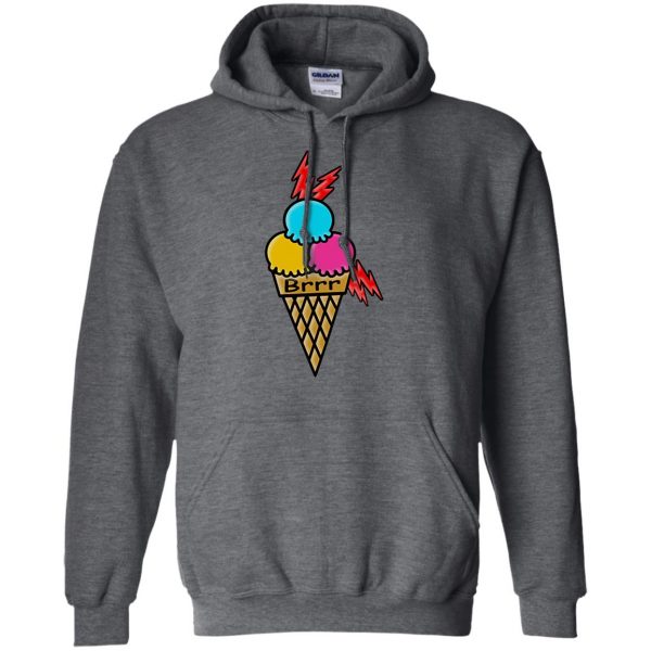 gucci mane ice cream hoodie - dark heather