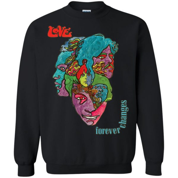 love forever changes sweatshirt - black
