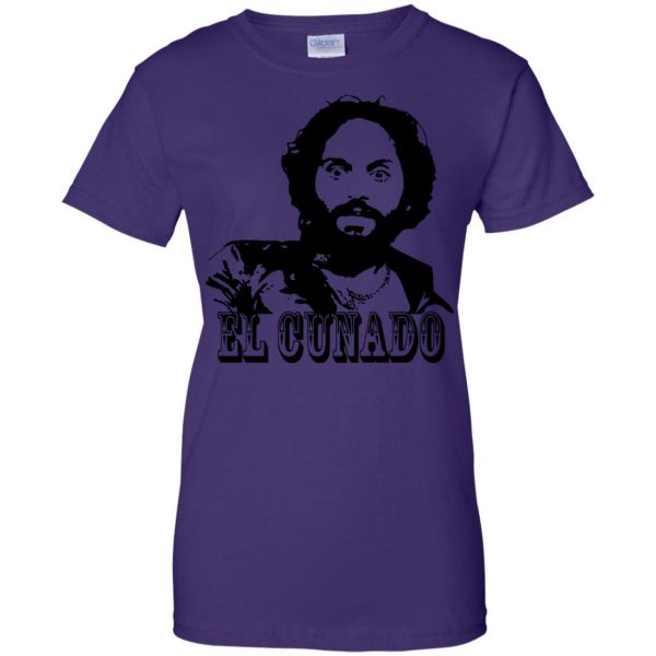 el cunado womens t shirt - lady t shirt - purple