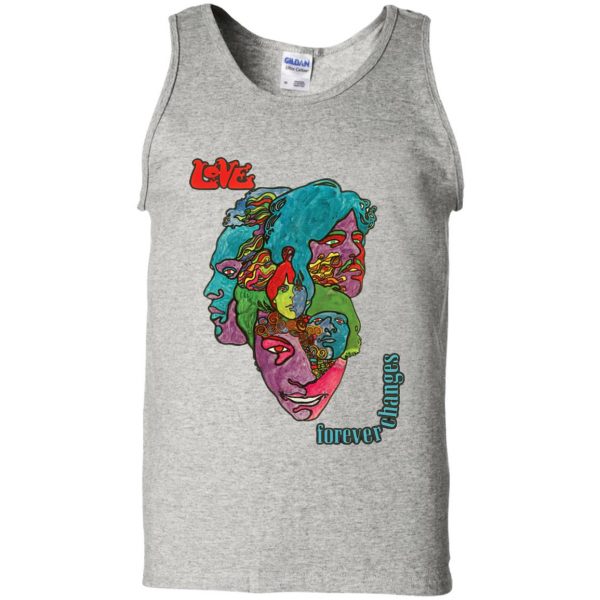 love forever changes tank top - ash