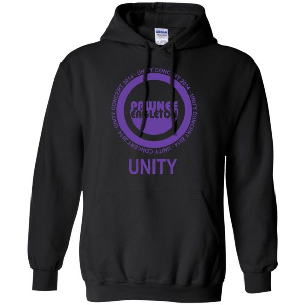 pawnee eagleton unity concert hoodie - black