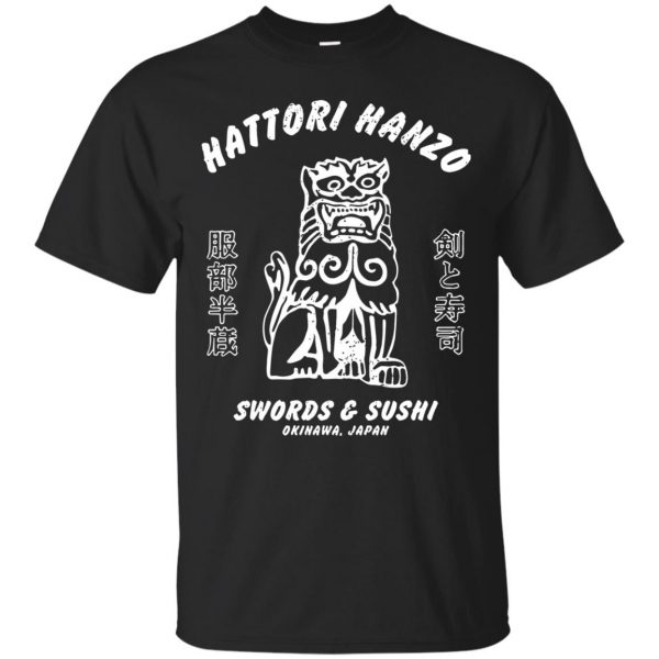 hattori hanzo shirt - black