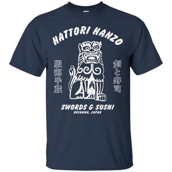 hattori hanzo t shirt - navy blue