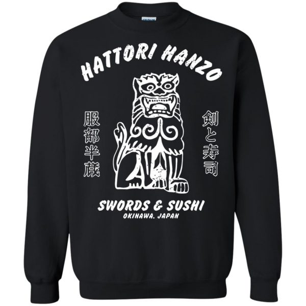 hattori hanzo sweatshirt - black