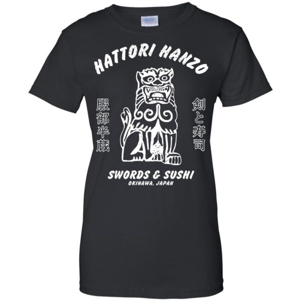 hattori hanzo womens t shirt - lady t shirt - black