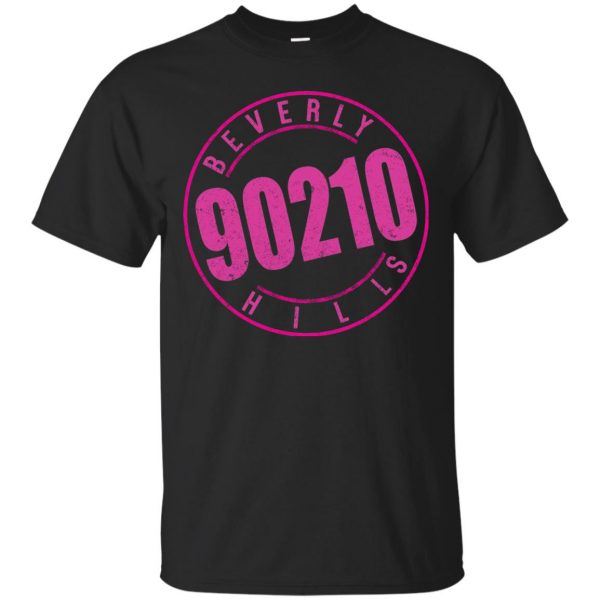 beverly hills 90210 t shirt - black