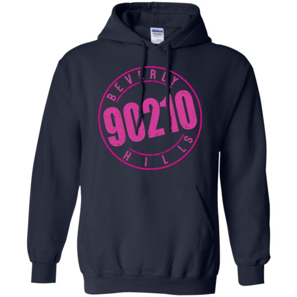 beverly hills 90210 hoodie - navy blue