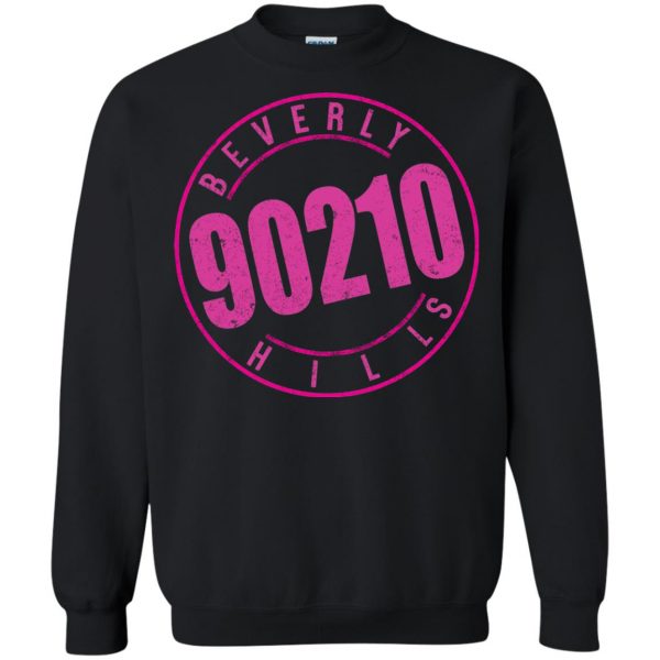 beverly hills 90210 sweatshirt - black