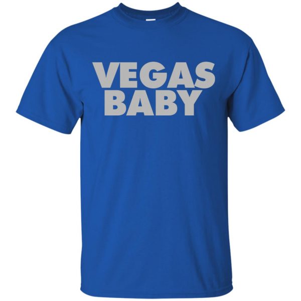 vegas baby t shirt - royal blue