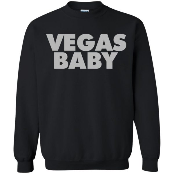 vegas baby sweatshirt - black