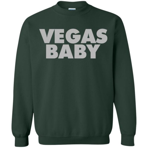 vegas baby sweatshirt - forest green