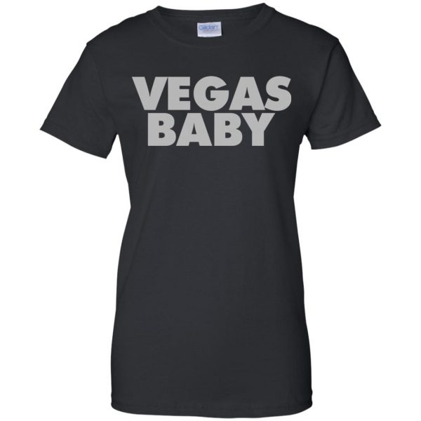 vegas baby womens t shirt - lady t shirt - black