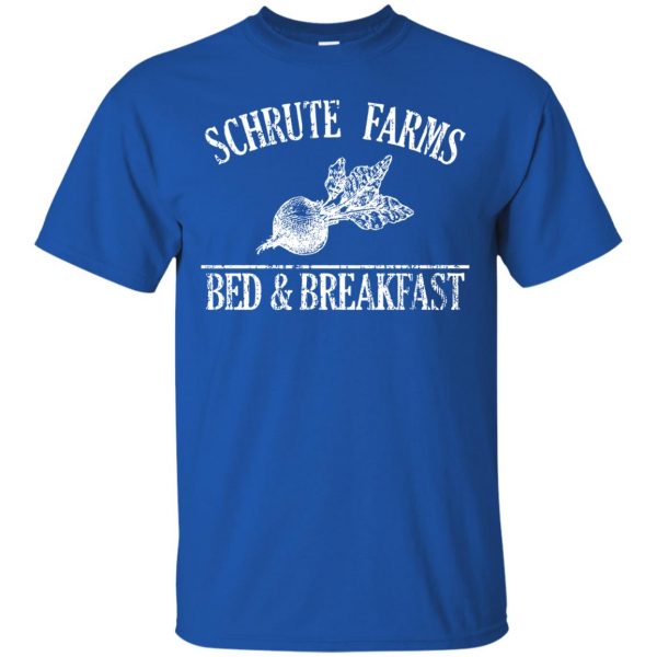 shrute farms t shirt - royal blue