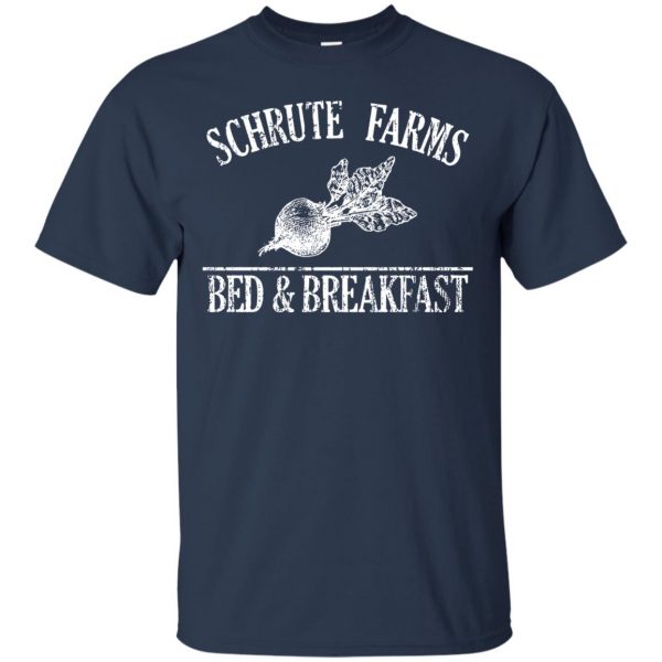 shrute farms t shirt - navy blue