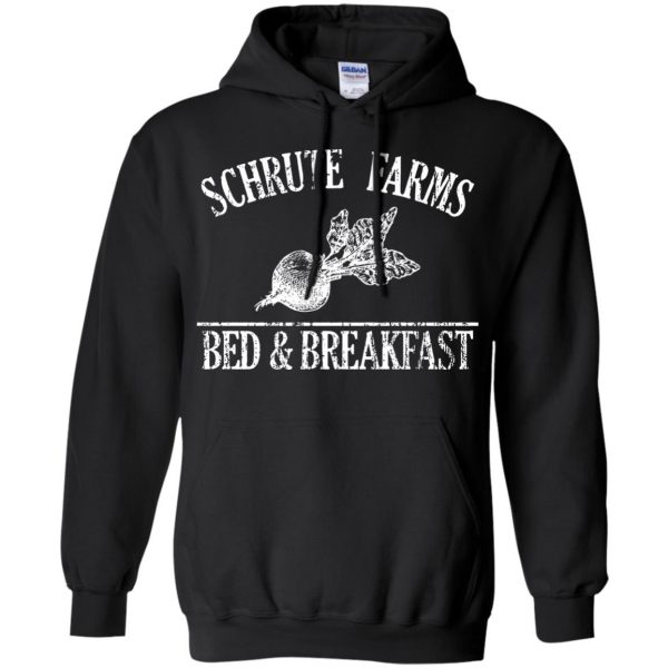 shrute farms hoodie - black