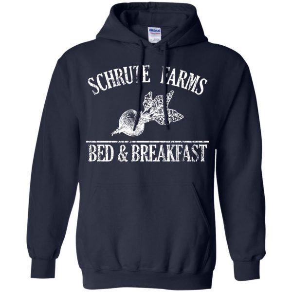 shrute farms hoodie - navy blue