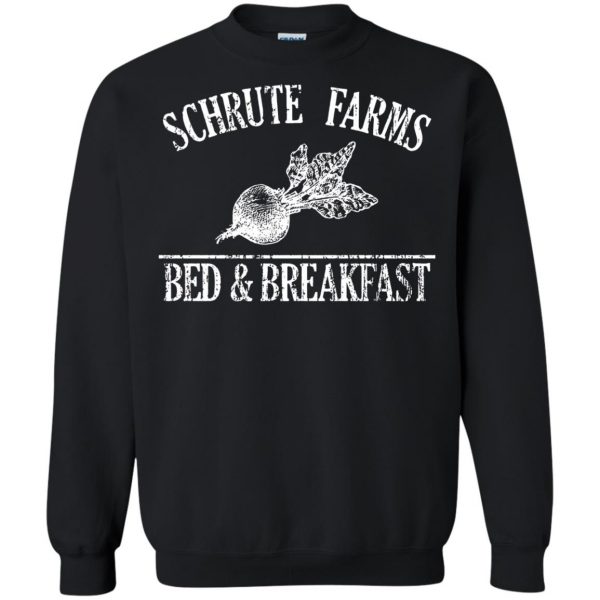 shrute farms sweatshirt - black