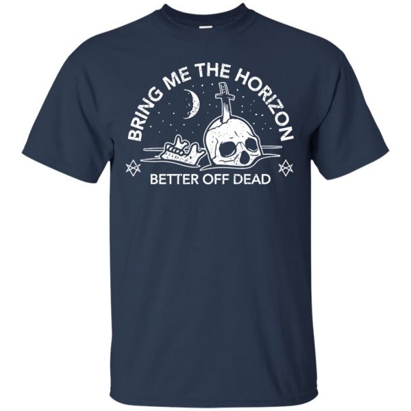 better off dead t shirt - navy blue
