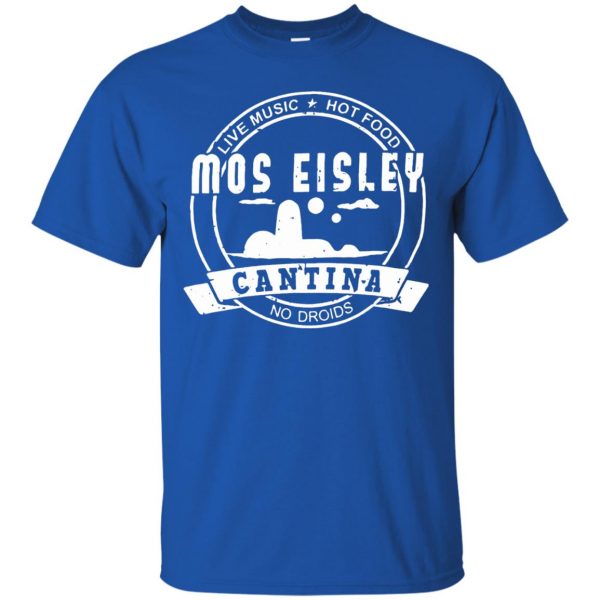 mos eisley cantina t shirt - royal blue
