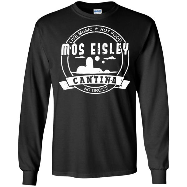 mos eisley cantina long sleeve - black
