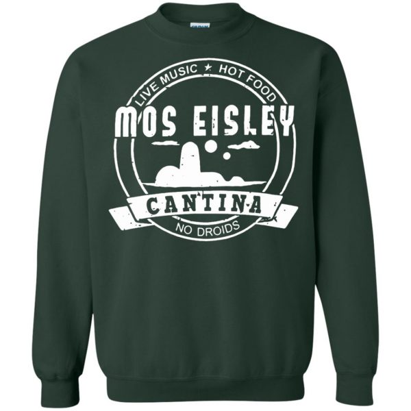mos eisley cantina sweatshirt - forest green
