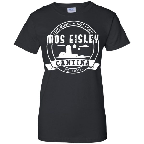 mos eisley cantina womens t shirt - lady t shirt - black