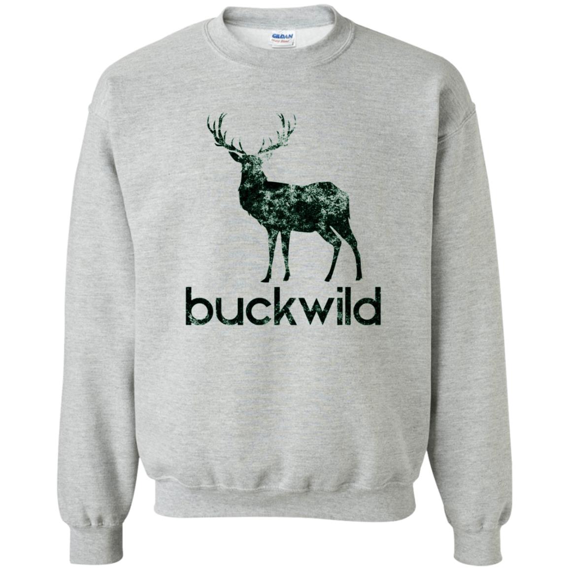 buck wild sweatshirt - sport grey