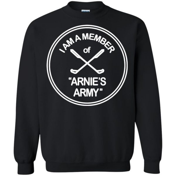 arnie's army sweatshirt - black