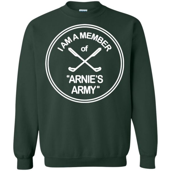 arnie's army sweatshirt - forest green