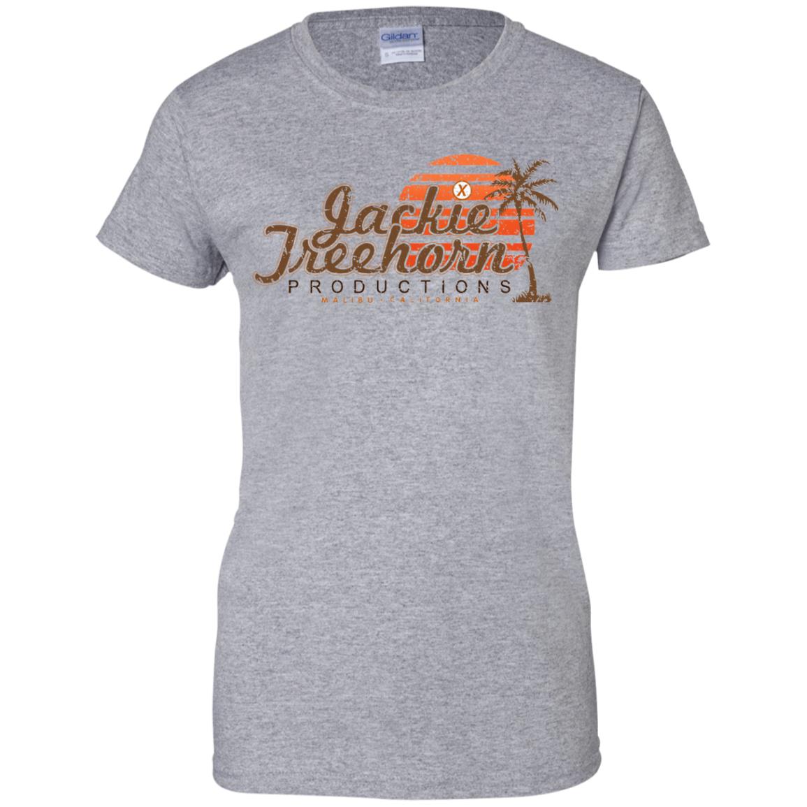 jackie treehorn womens t shirt - lady t shirt - sport grey