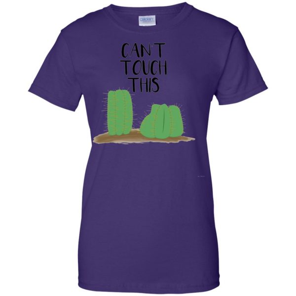 can't touch this cactus womens t shirt - lady t shirt - purple