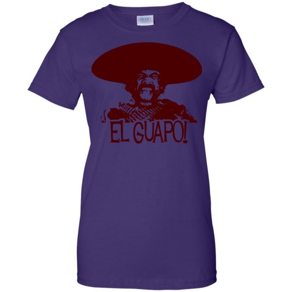 el guapo womens t shirt - lady t shirt - purple