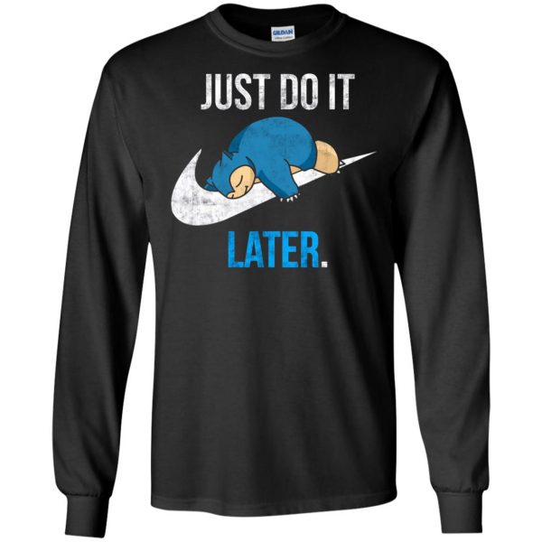 just do it later long sleeve - black