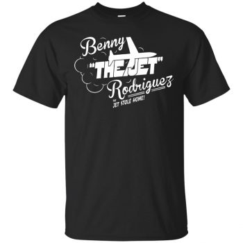 benny the jet rodriguez shirt - black