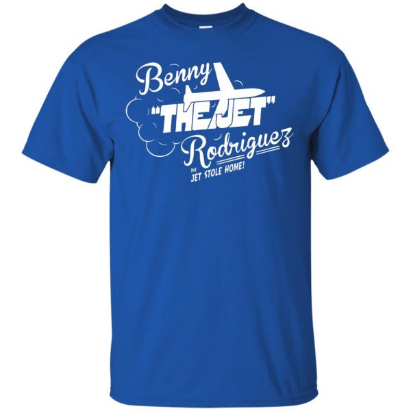 benny the jet rodriguez t shirt - royal blue