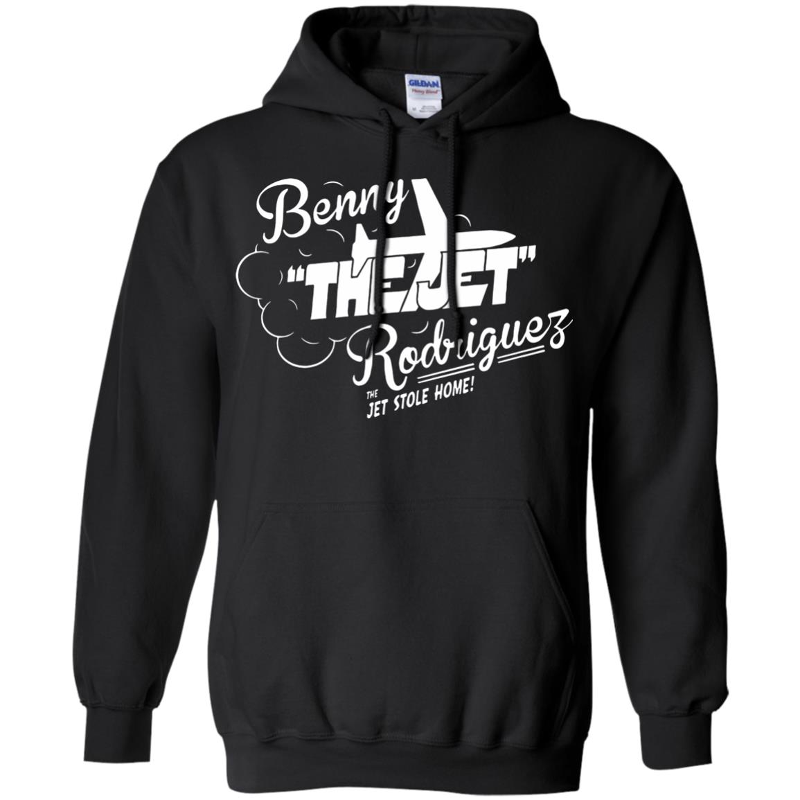 benny the jet rodriguez hoodie - black
