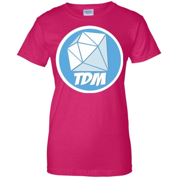 the diamond minecart womens t shirt - lady t shirt - pink heliconia