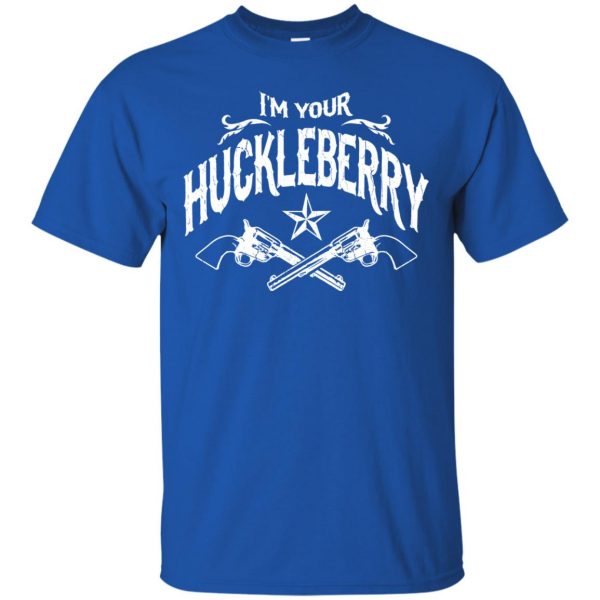 i'm your huckleberry t shirt - royal blue