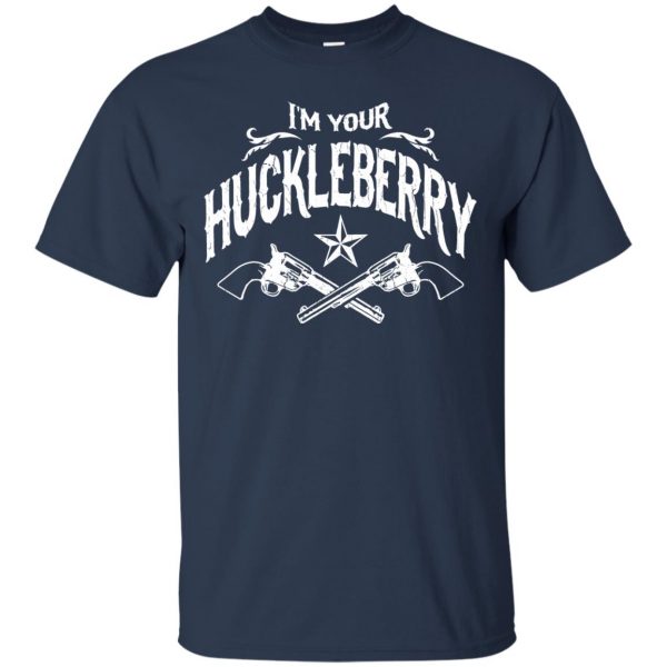 i'm your huckleberry t shirt - navy blue