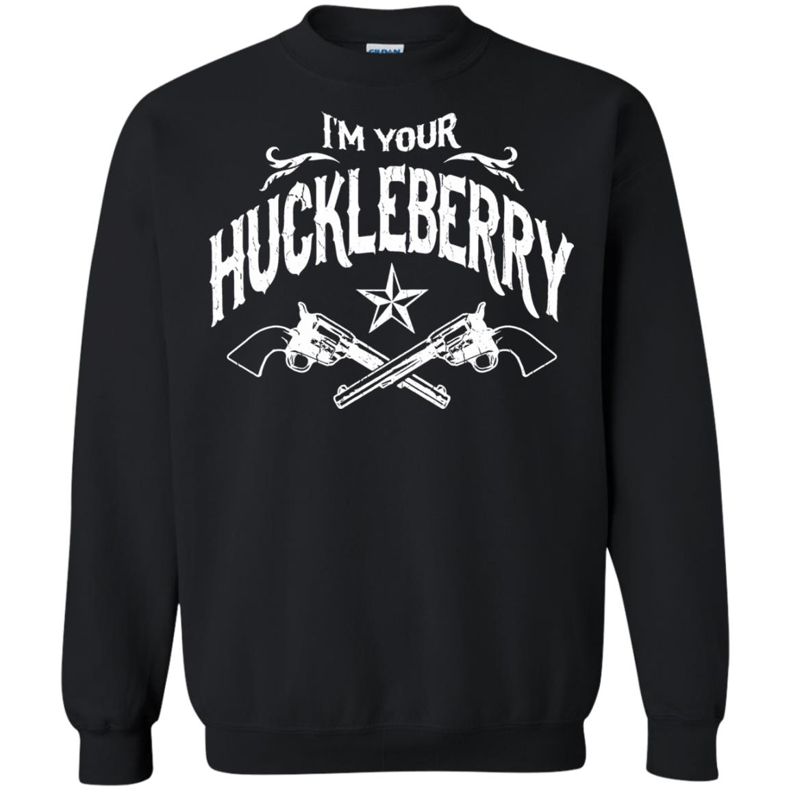 i'm your huckleberry sweatshirt - black