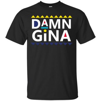 damn gina shirt - black