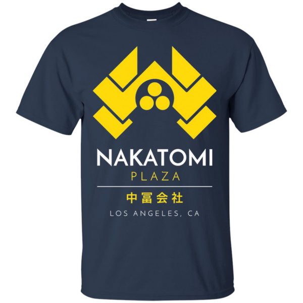 nakatomi plaza t shirt - navy blue