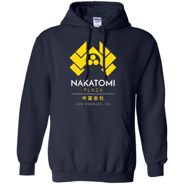 nakatomi plaza hoodie - navy blue