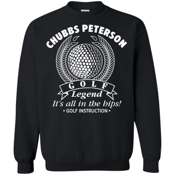 chubbs peterson sweatshirt - black